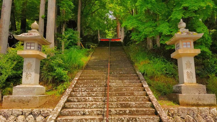 宮水家の神社を連想させるモデル（日枝神社）