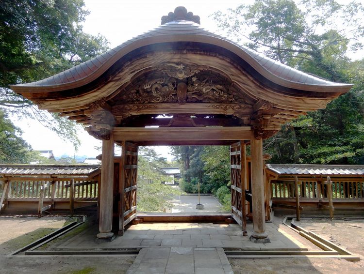 オープニングに登場する寺