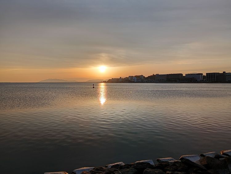 オープニングに登場する湖