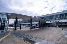 【第3話】土田文菜が信号待ちしていた駅前広場（拓也の駐車場シーンも同場所）